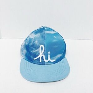 In4mation - Blue Cloud Print SnapBack Hat